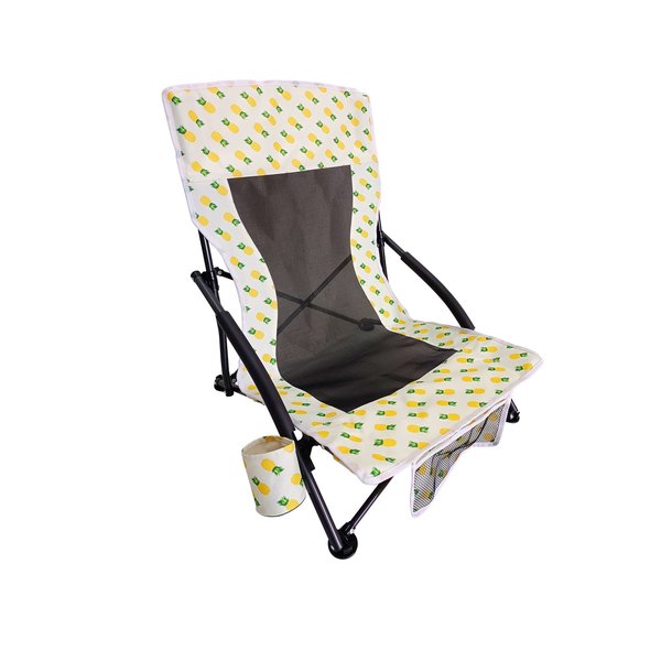 Snow Joe Bliss Hammocks Collapsible Beach Chair W Cup Holder BBC-353-PIN